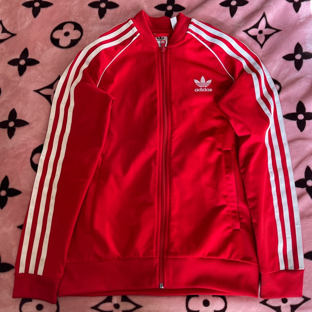 Adidas light zip up jacket
